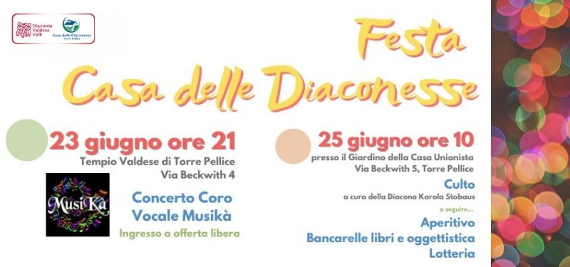 È tempo di festa alla Casa delle Diaconesse