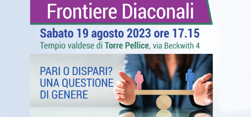 Frontiere diaconali 2023 - Pari o dispari? Una questione di genere