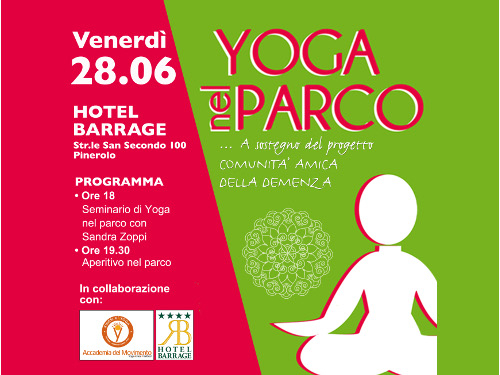 Yoga nel parco a sostegno della Comunità amica della demenza venerdì 28 giugno