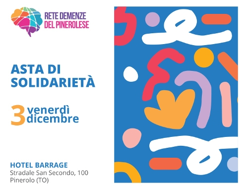 Venerdì 3 dicembre asta di beneficienza a Pinerolo