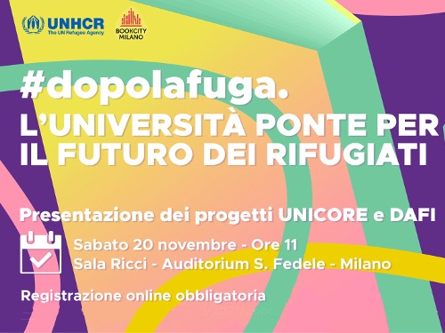 #dopolafuga. L'università ponte per il futuro dei rifugiati