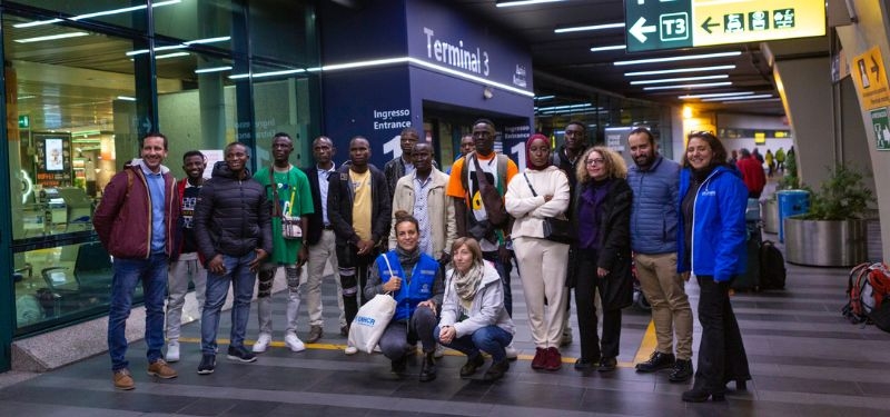 Arrivato il primo gruppo di rifugiat* dei Corridoi Universitari