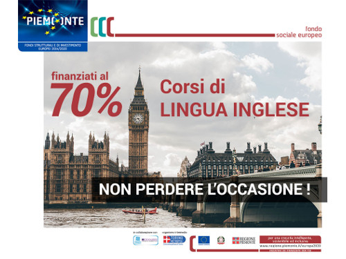 Ripartono i corsi di inglese finanziati dalla Città Metropolitano di Torino