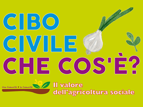 Cibo civile: che cos'è? Il primo evento del progetto 