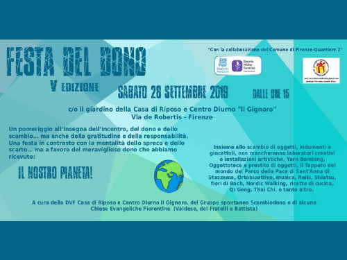 Gignoro: sabato 28 settembre torna la Festa del Dono