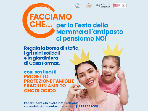 Un regalo solidale per la festa della mamma