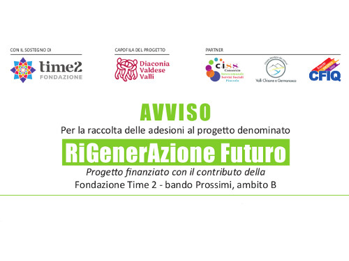 RiGenerAzione futuro - 6 tirocini per rispondere al territorio